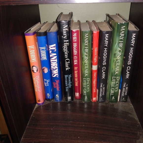 Vc andrews danielle steele n mary higgans clark books - Picture 1 of 4